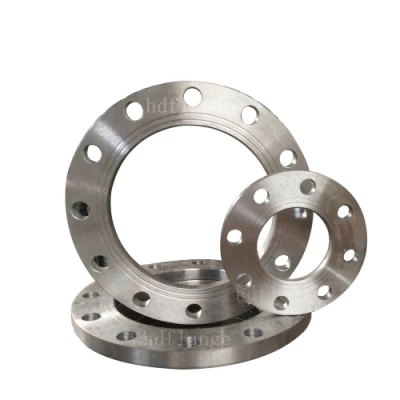 ISO7005 DIN Pn10 and Pn16 BS JIS 10K 5K GOST Py10 Py 16 Cl125 150lbs Flat Plate Sop Slip on Soff Steel Flange